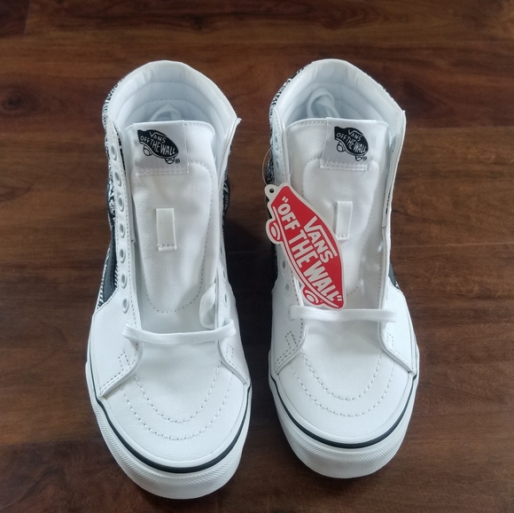 Vans Sk8-Hi Python True White Shoes Sneakers - Picture 3 of 6